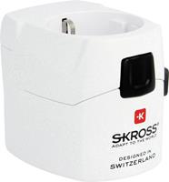 Skross World Travel Adapter Pro, Reisestecker, weiß