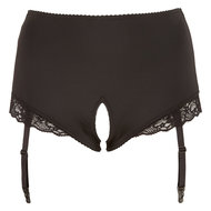 Cottelli Collection Plus Slip ouvert mit abnehmbaren Strapsen