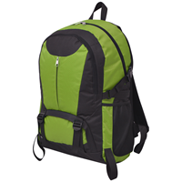 vidaXL Hiking rugzak 40 L zwart en groen