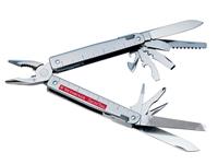 Victorinox SwissTool Taschenwerkzeug inkl. Leder-Gürteletui Silber