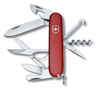 Victorinox Climber Schweizer Taschenmesser Anzahl Funktionen 14 Silber (transparent)