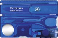 Victorinox SWISSCARD LITE blau transparent