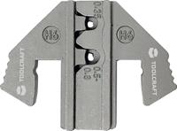 toolcraft PLE-0H6 Crimp-Einsätze Aderendhülsen Quetschbereich: 0.35 bis 0.8mm² Passend für Marke