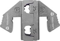 toolcraft PLE-0F1 1595756 Crimpeinsatz Aderendhülsen 25 bis 35mm² Passend für Marke toolcraft W52 S034381