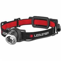Ledlenser - H8R - Stirnlampe schwarz/rot/grau