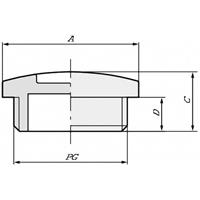 LAPP SKINDICHT BL PG 36 +0-RING Blindstop Met O-ring PG36 Messing Natuur 25 stuk(s)