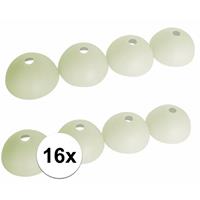 Pro Plus Glow in the dark haring beschermkapjes 16 stuks Multi