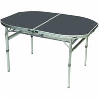 Bo-Camp Tafel Ovaal Koffermodel 120x80 cm