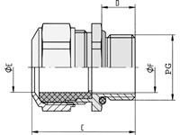 LAPP 52032525 Wartel PG11 Nikkel Nikkel 5 stuk(s)