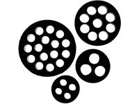 LAPP 53440969 SKINTOP DIX-M 40969 VITON Meervoudig dicht-inzetstuk M40 9 x 6.9 mm Nitril-butadieen rubber Zwart (RAL 9005) 25 stuk(s)