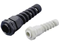 Trucomponents Wartel met beschermspiraal PG11 Polyamide Zilver-grijs (RAL 7001) TRU COMPONENTS TC-EGR11SRGY3203 1 stuks