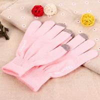 HAWEEL drie vingers Touch Screen handschoenen voor vrouwen voor iPhone Galaxy Huawei Xiaomi HTC Sony LG en andere Touch scherm Devices(Pink)