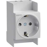 Hager SN 016 stopcontact voor din rail