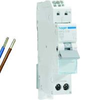 Hager VKS01 MKS516 installatieautomaat 1p+N B-16A