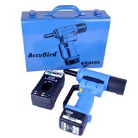 Gesipa 7250037 14.4V Li-Ion accu AccuBird popnageltang set (1x 1.3Ah accu) in koffer