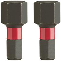 Milwaukee Accessoires Shockwave Gen II Hex10 25mm 2stuks - 4932430899 - 4932430899