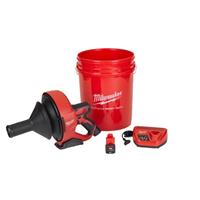 Milwaukee M12 BDC6-202C 12V Li-Ion Ontstoppingsmachine in emmer (2x 2,0Ah accu)