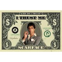 Poster Scarface dollar 61 x 91,5 cm