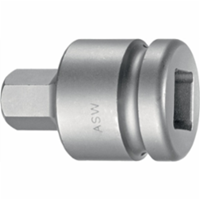 Kraftschraubereinsatz sw 17 3/4 Zoll 4 KT Antrieb f.Innen 6 KT Schrauben - ASW