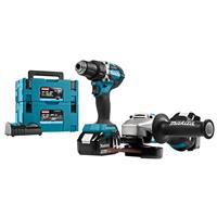 Makita DLX2190TJ1 18 V Combiset boren, schroeven en slijpen | Mtools