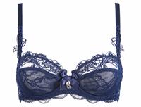 Lise Charmel lingerie Soir de Venise 1/2 cup BH blauw