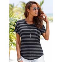 Beachtime T-shirt in leuk streepdessin