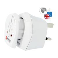 REISE-STECKER ADAPTER ENGLAND UND EUROPA-SKROSS - Goobay