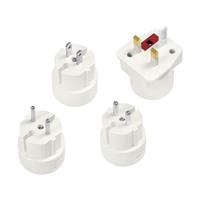 LogiLink Reise-Adapter-Set (EU/UK/US), weiß