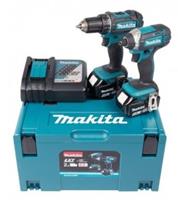 Makita DLX2127MJ 18V Li-Ion Akku-Bohrschrauber (DDF482) & Schlagschrauber (DTD152) Kombi-Set (2x 4.0Ah) in Mbox