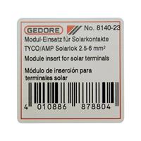 Gedore 8140-23 2078082 Krimpinzetstuk Solar-connectoren 2.5 tot 6 mm²