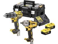 DeWALT Akku-Bohrschrauber + Schlagschrauber Set DCK2077P2T ,18Volt, Schrauber, gelb/schwarz