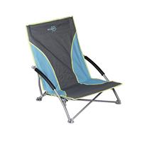 Bo-Camp - Beach chair - Compact - Blauw/grijs