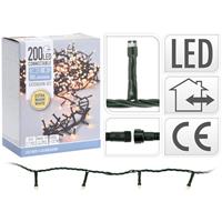 Eigen merk Koppelbare Kerstverlichting - 200 LED - 6m - warm wit