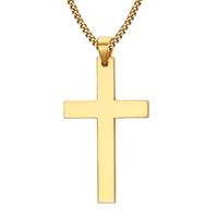 mendes Kruis kettinghanger Cuban Goud L