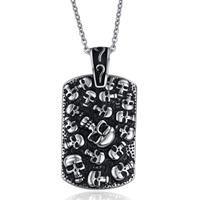 mendes Skeleton kettinghanger met Jasseron ketting