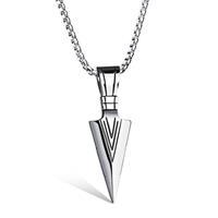 Heren hanger Edelstaal Viking Arrow Silver