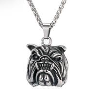 mendes heren kettinghanger Bulldog Silver