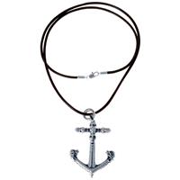 mendes heren ketting 925 zilver Anchor Skull