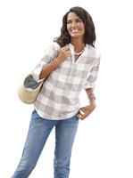 Casual Looks Bluse aus reiner Baumwolle