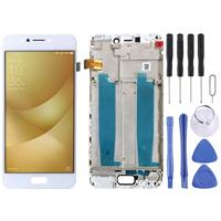 LCD-scherm en digitizer volledige montage met frame voor Asus Zenfone 4 Max ZC520KL X00HD (wit)