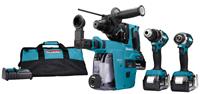 Makita DLX3106TW1 18 V Combiset voor (slag)schroeven en boren in hout en beton | Mtools