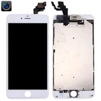 4 in 1 voor iPhone 6 Plus (Front Camera + LCD + Frame + touchpad) Digitizer Assembly(White)