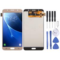 samsung TFT-materiaal LCD-scherm en digitizer volledige assemblage voor Galaxy J7 (2016)/op 8 J710F/J710FN/J710M/J710MN/J7108 (goud)