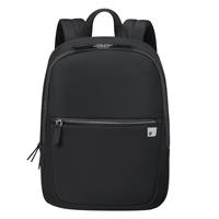 Samsonite Rucksack "Eco Wave", gepolsterte Schultergurte, Reißverschlussfach, uni, für Damen, schwarz