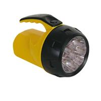 Krachtige ledzaklamp - 9 leds - met 4 x aa-batterijen