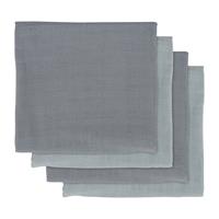 Jollein Bamboo Mullwindeln 4er-Pack Storm grey 70x70cm