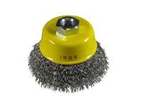 hikoki 751316 Komborstel met gegolfd draad voor Inox - 75mm - M14 - 0,3mm