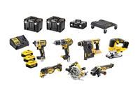 dewalt DCK685P3T 18V Li-Ion accu 7-delige combiset (3x 5,0Ah accu) in TSTAK (incl. trolley) - koolborstelloos