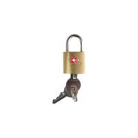 Fabrizio bagageslot TSA Luggage Lock goud/zilver 4 cm