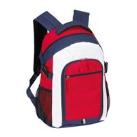 Rugzak/rugtas rood/wit/blauw 44 cm Multi